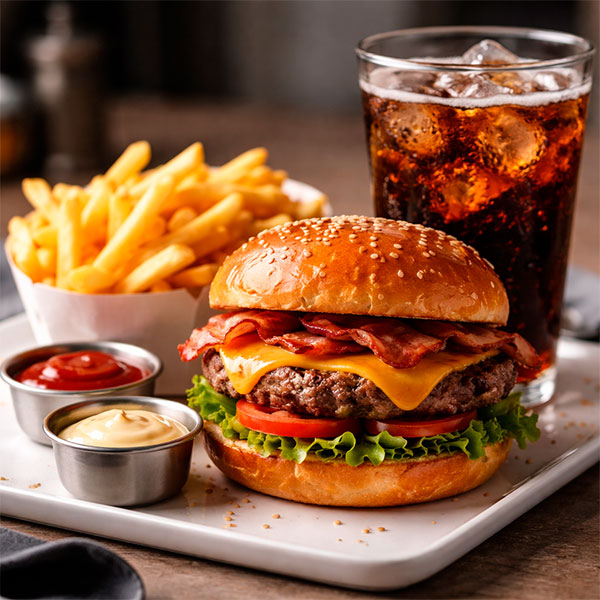 Combo XUM (Burger + Papas + Bebida)